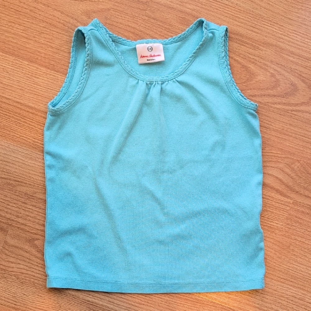 Hanna Andersson Aqua Kids Tank Top